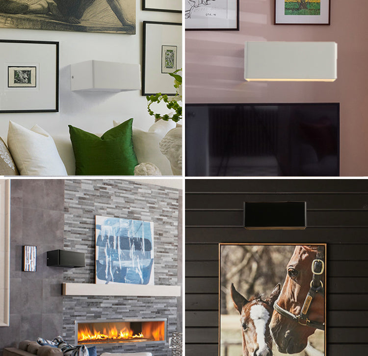 Beam Box Dual Light Wall Lamp