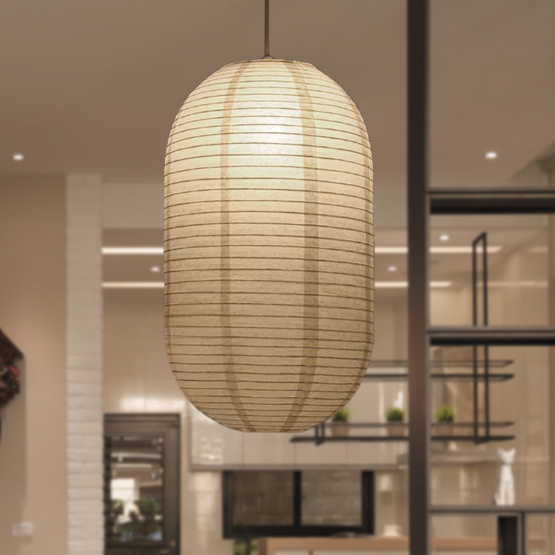 Ribbed Woven Pendant Lamp