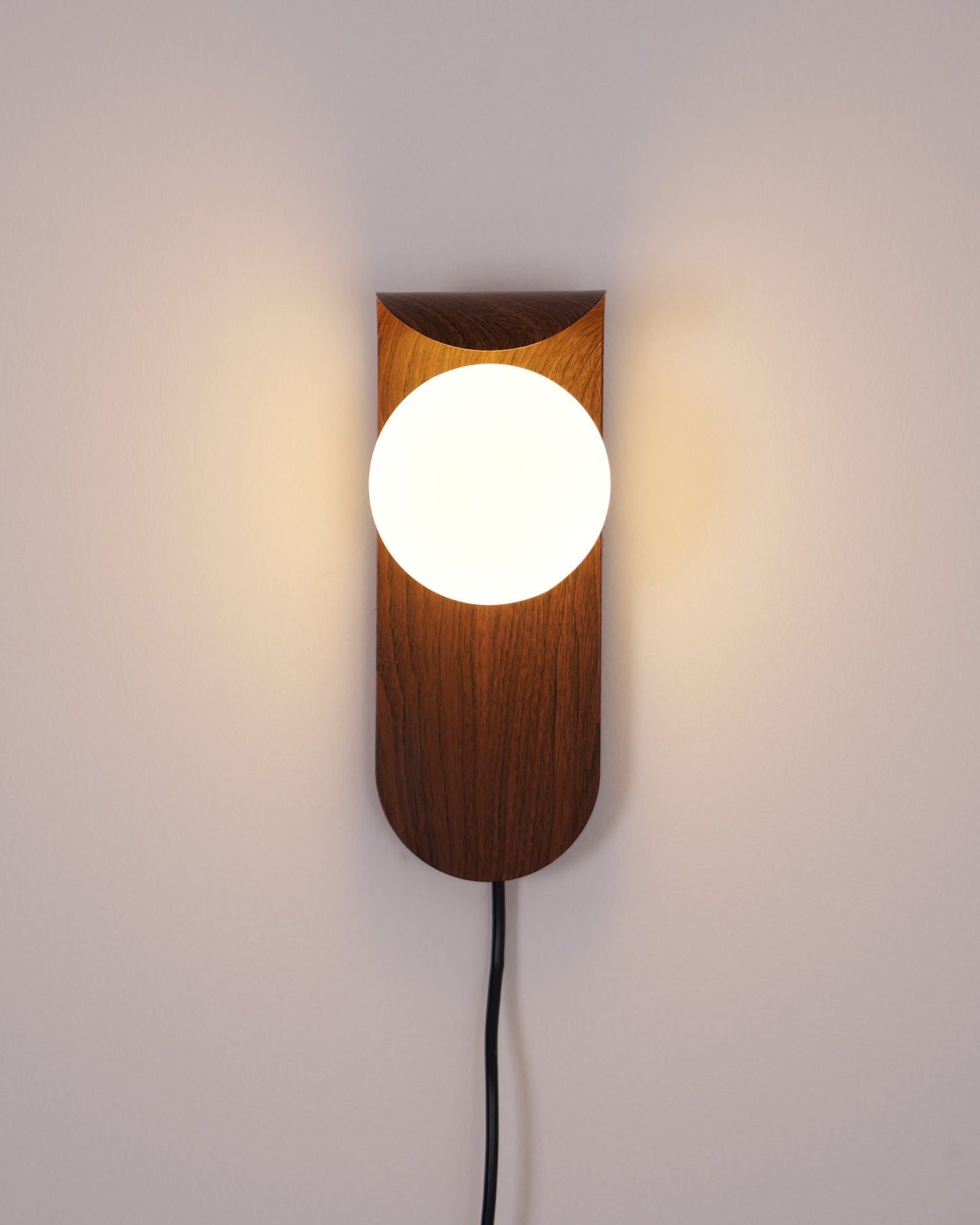 Floating Orb Arched Wall Lamp
