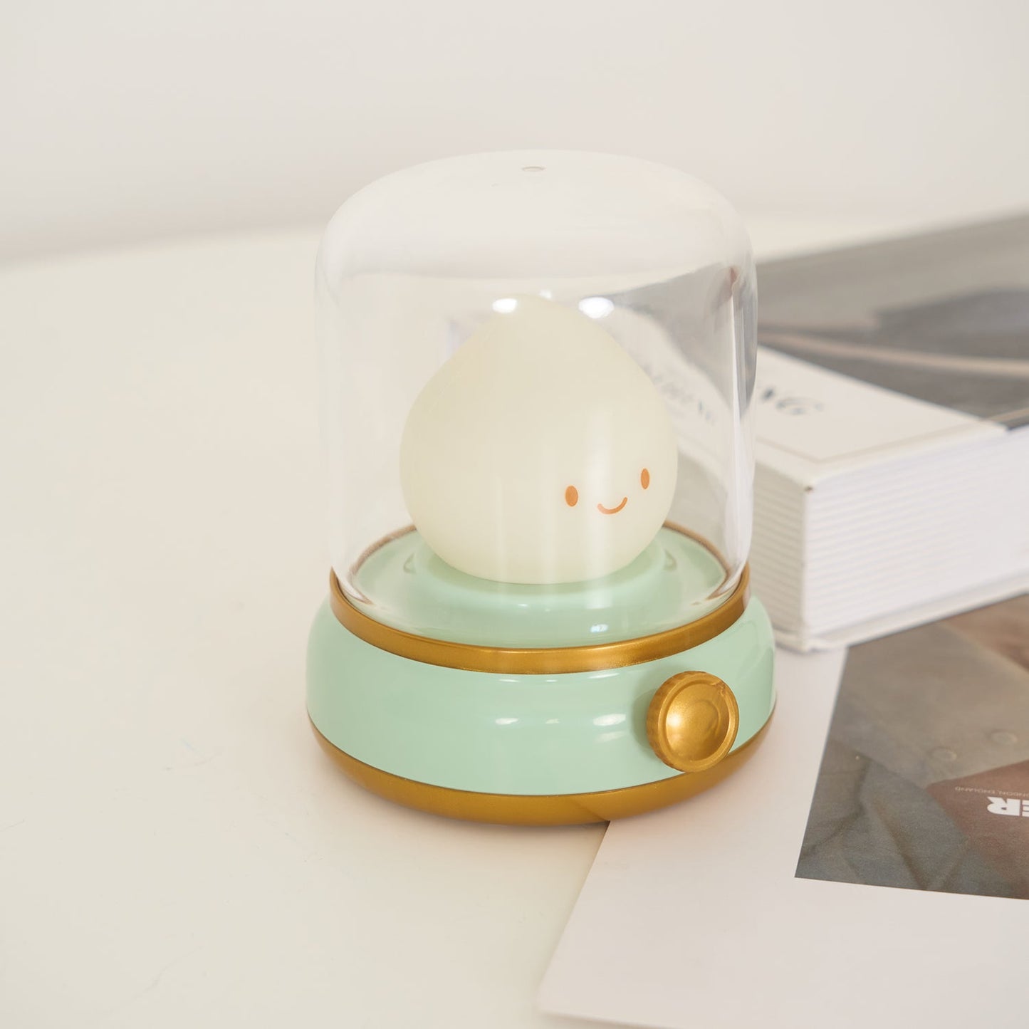 LED Flame Figure Table Lamp