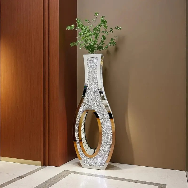 Floor-Standing Vase with Cut-Out