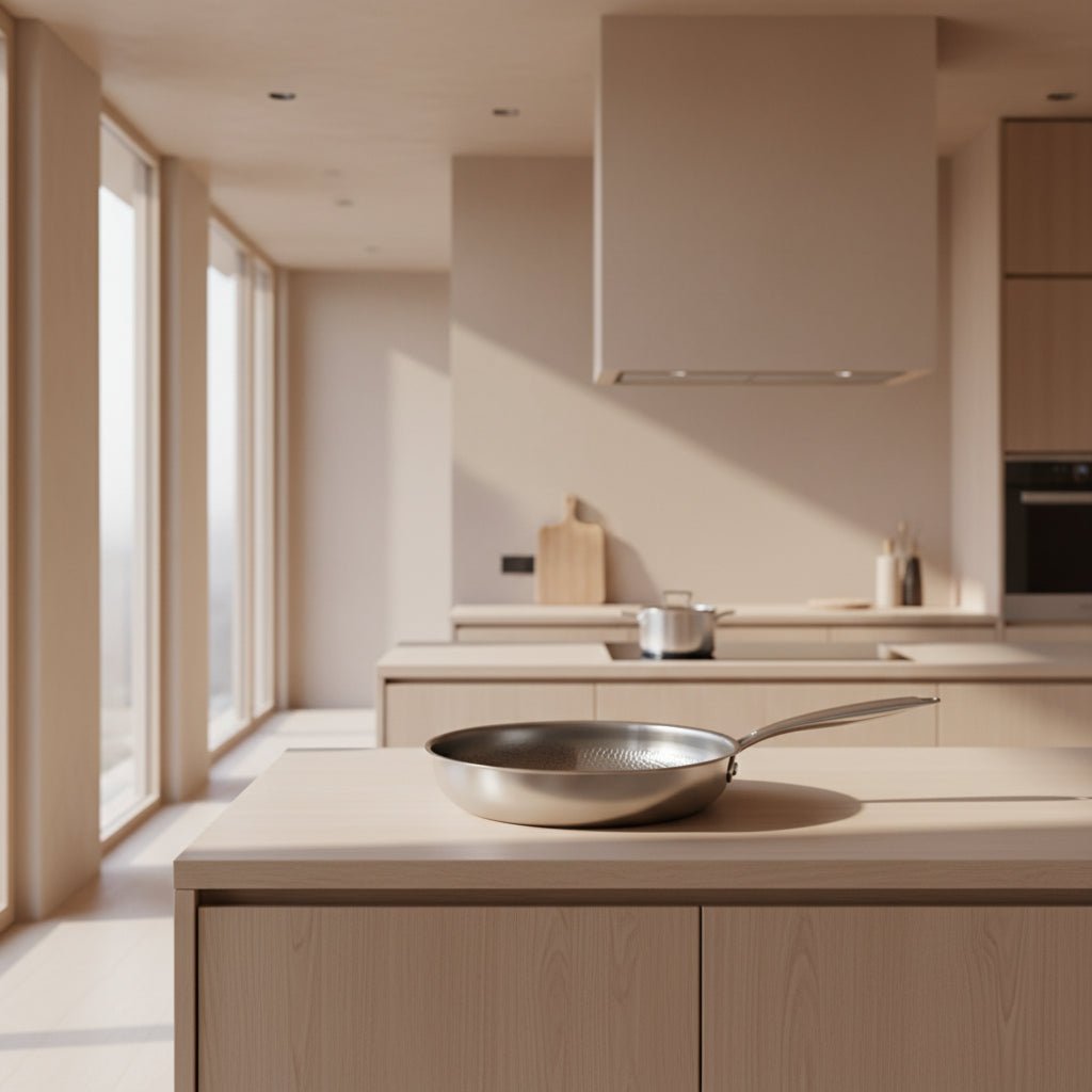 Hammered Interior Frying Pan