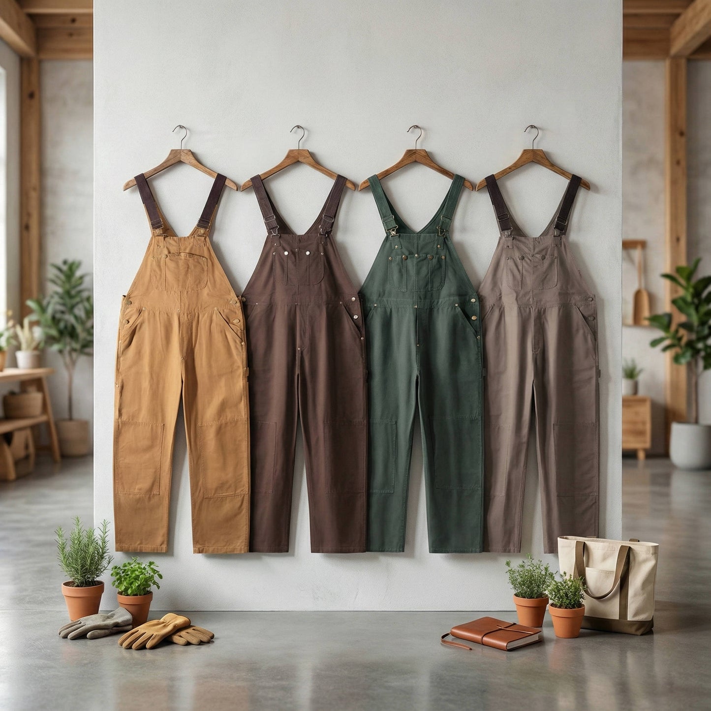 Long Buttoned Pocketed Strappy Jumpsuit