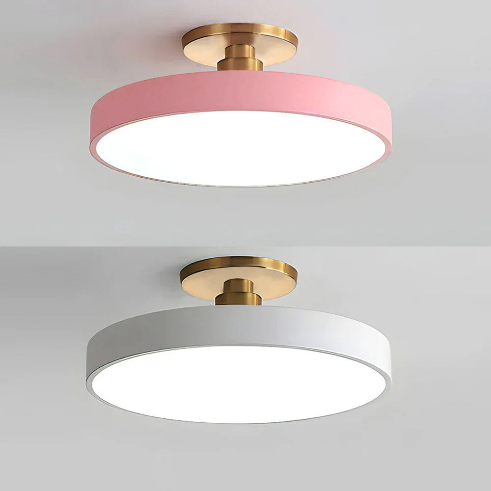 Round Flush Mount Ceiling Light
