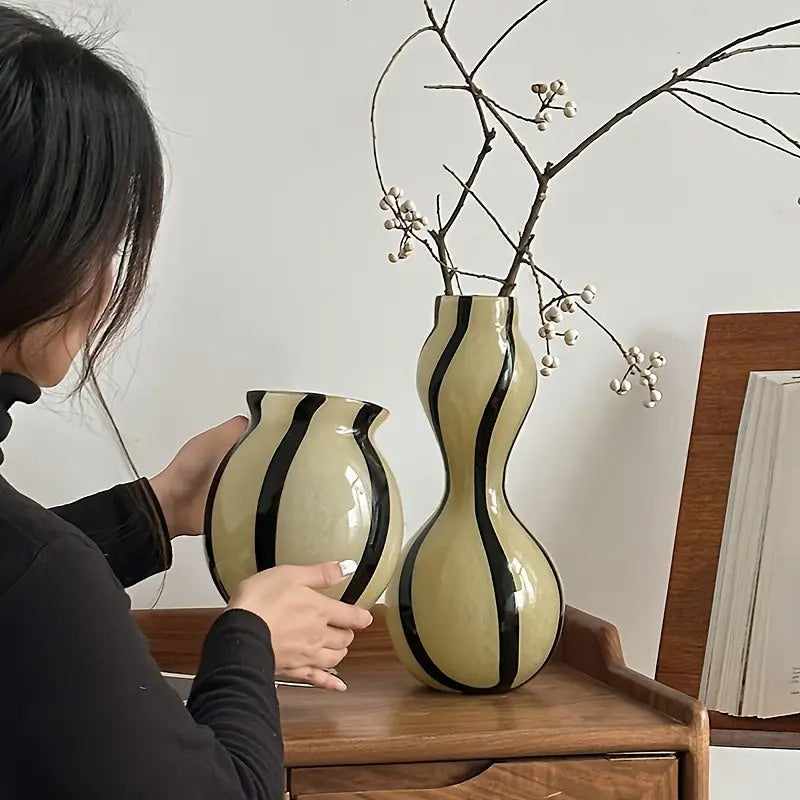 Striped Vase Set