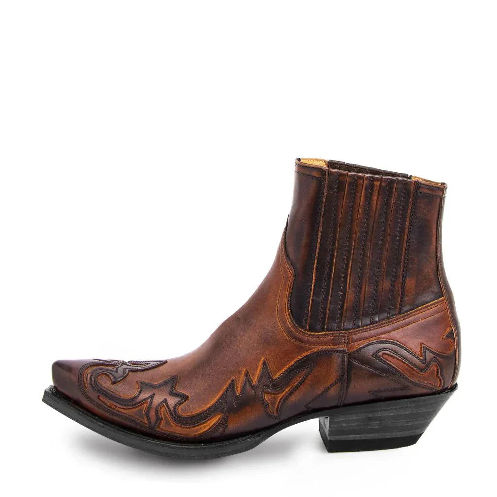 Pointed Toe Embroidered Cowboy Boots