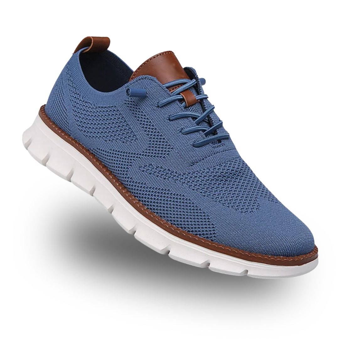 Textured Laced Paneled Ridged Low Sneakers
