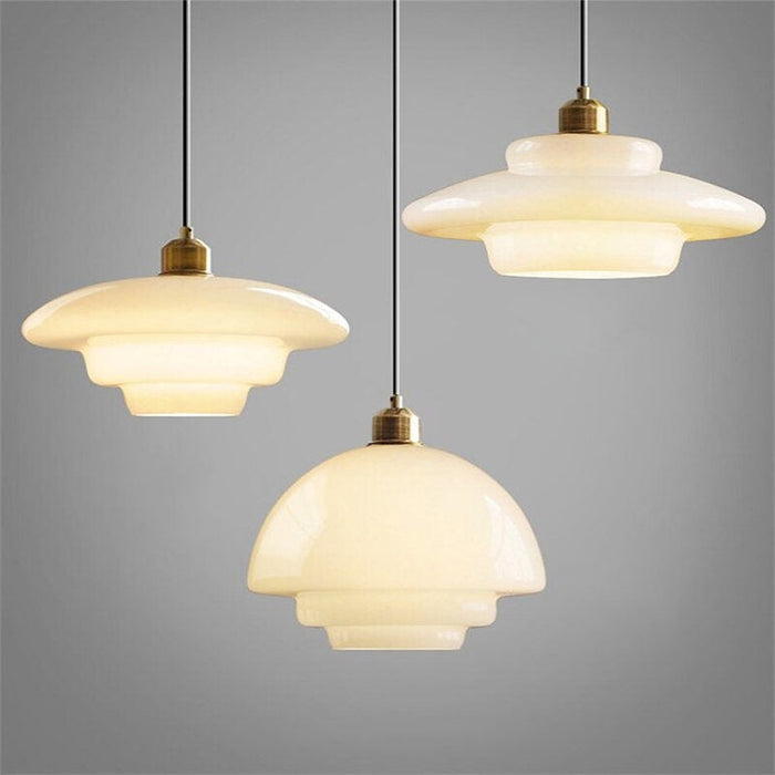 Triple-Tiered Circular Pendant Light