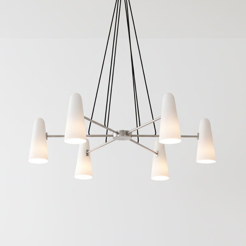 Symmetrical Spoke Chandelier