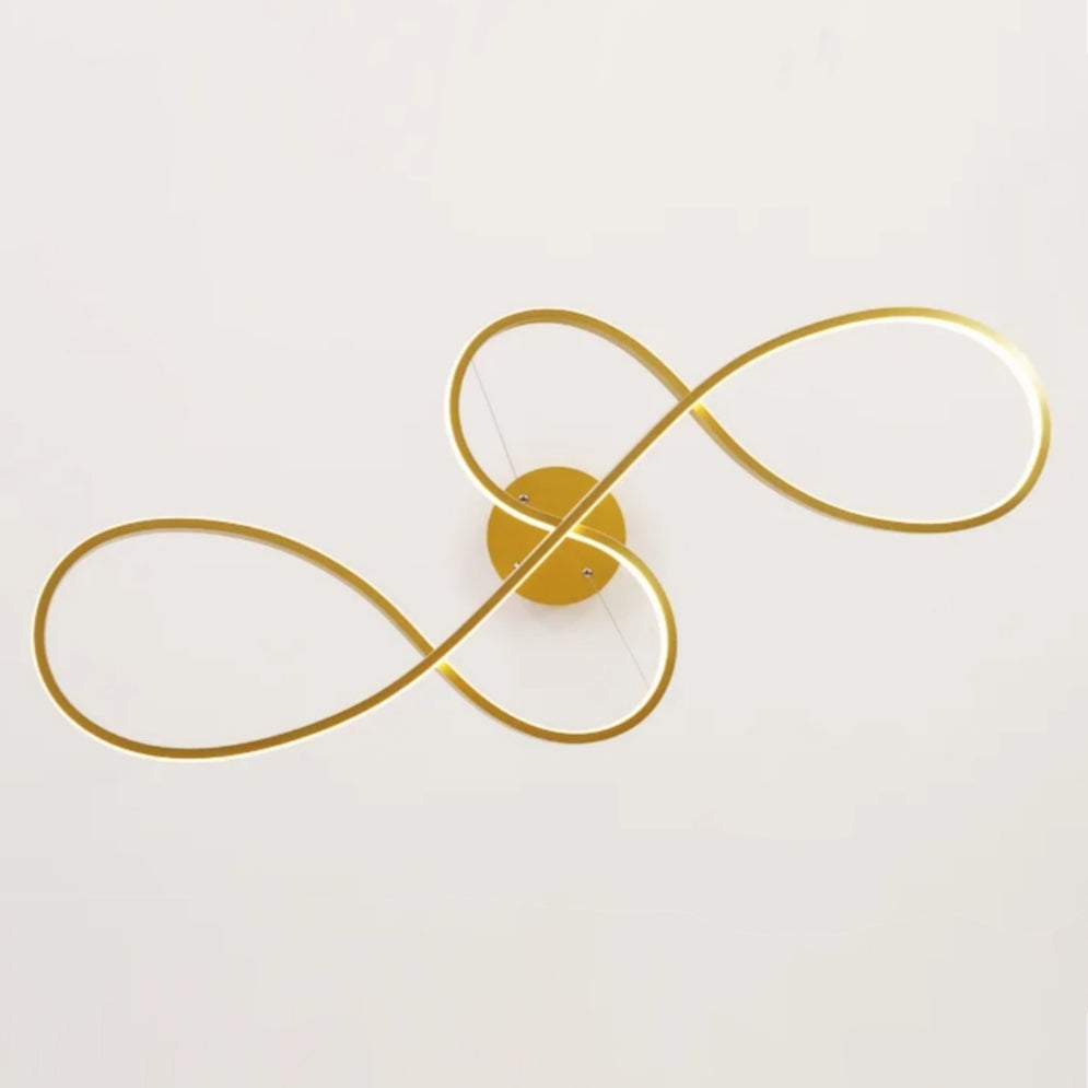 Flowing Wave Linear Ceiling Light