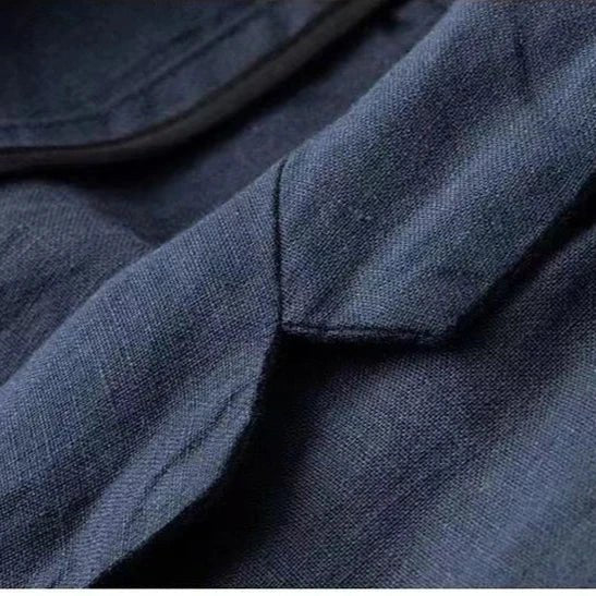 Single Button Blazer Straight Pant Set