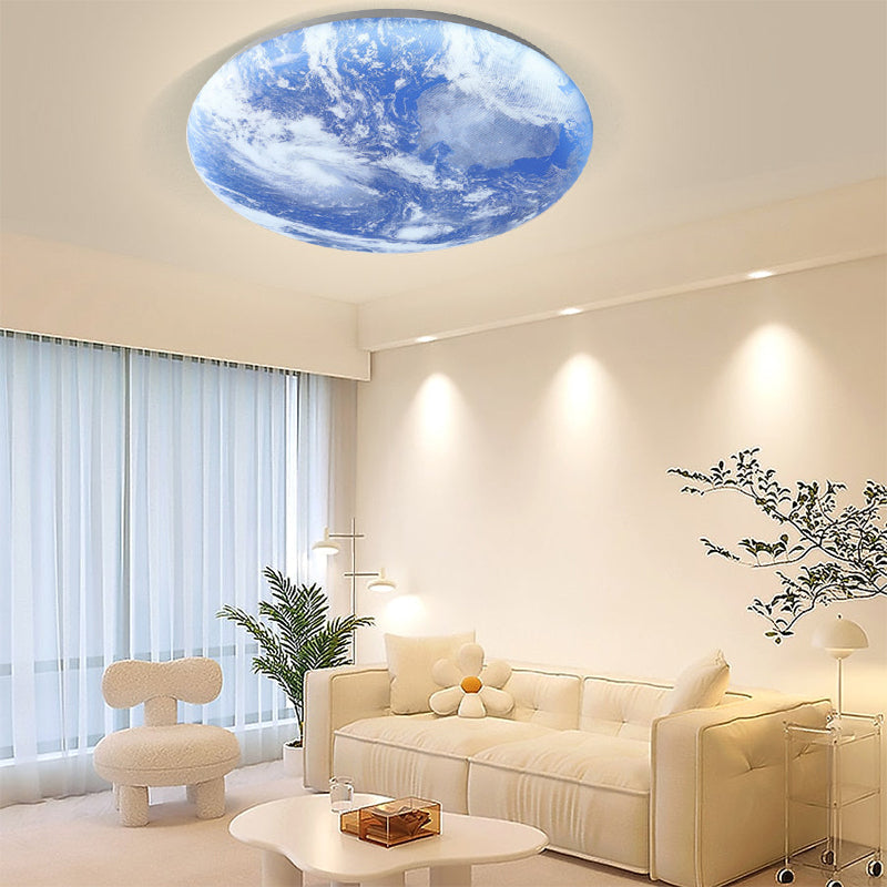 Moon Round LED Ceiling Light