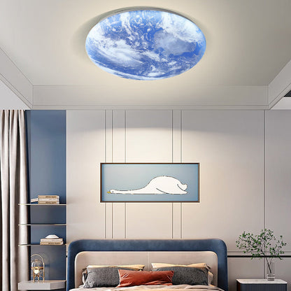 Moon Round LED Ceiling Light