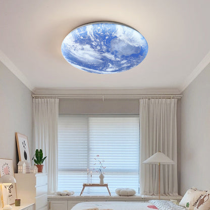 Moon Round LED Ceiling Light