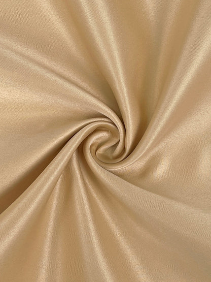 Lapel Neck Crisscross Satin A Line Maxi Dress
