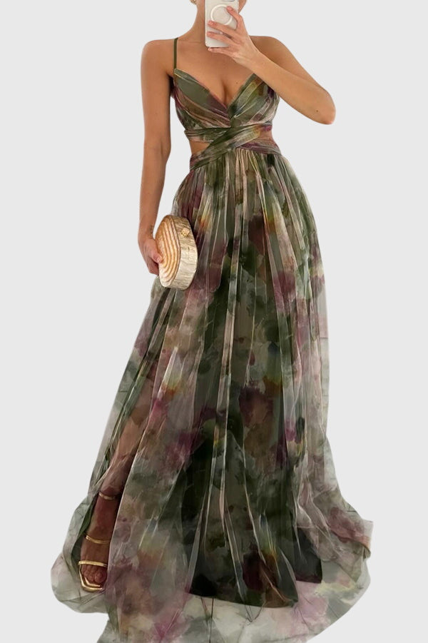 Ruched Flowy Dress