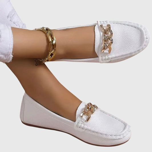 Round Toe Slip On Loafers