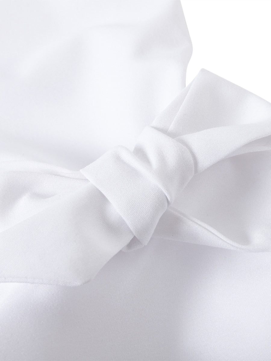 Tiered Ruffle Cuff Button Up Blouse