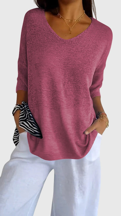 Oversized Three Quarter Blouse