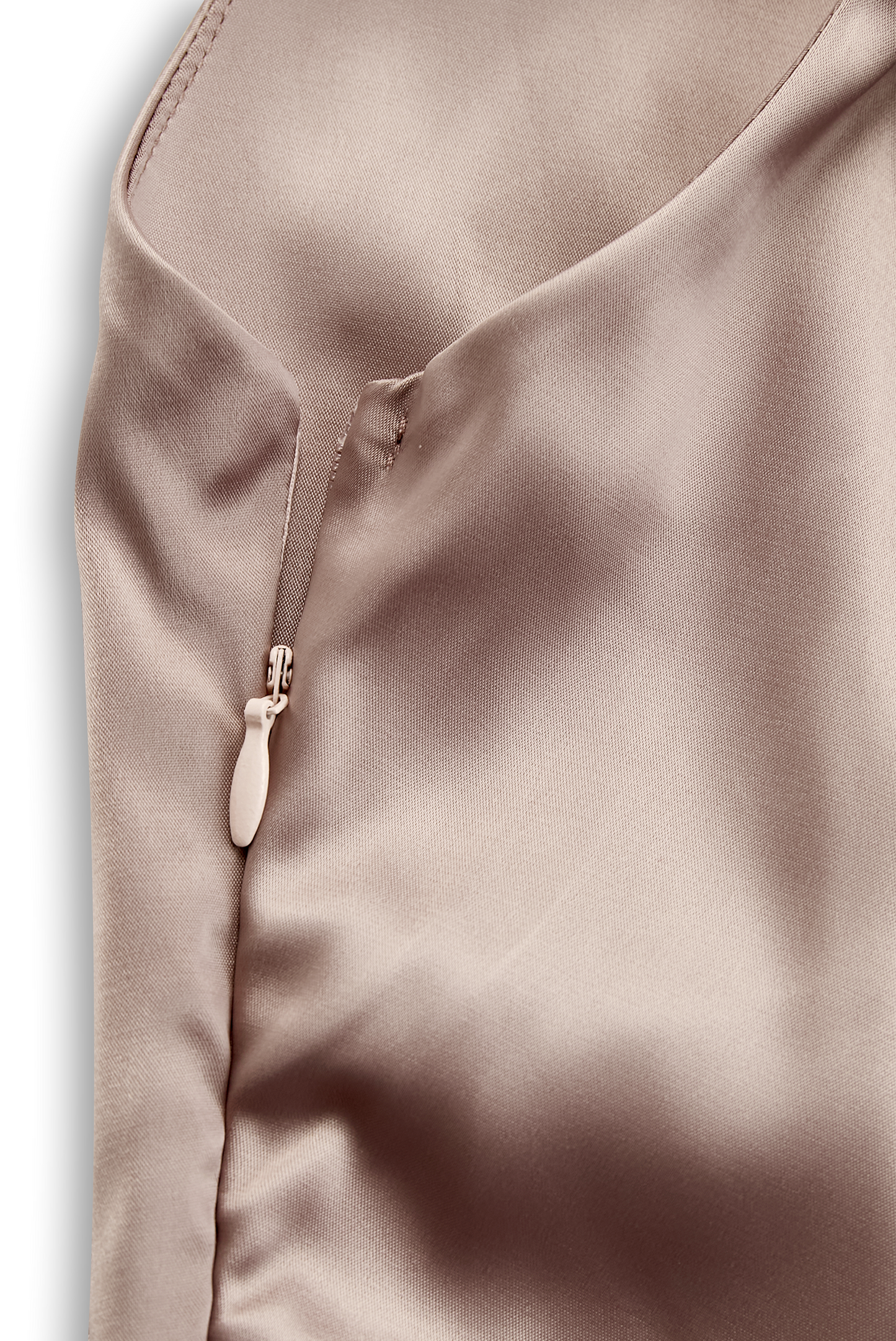 Asymmetrical Draped Cinched Flared Slit Dress
