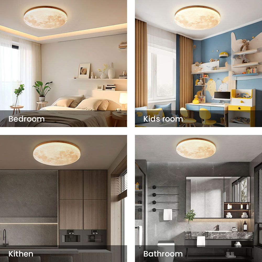 Moon Round LED Ceiling Light