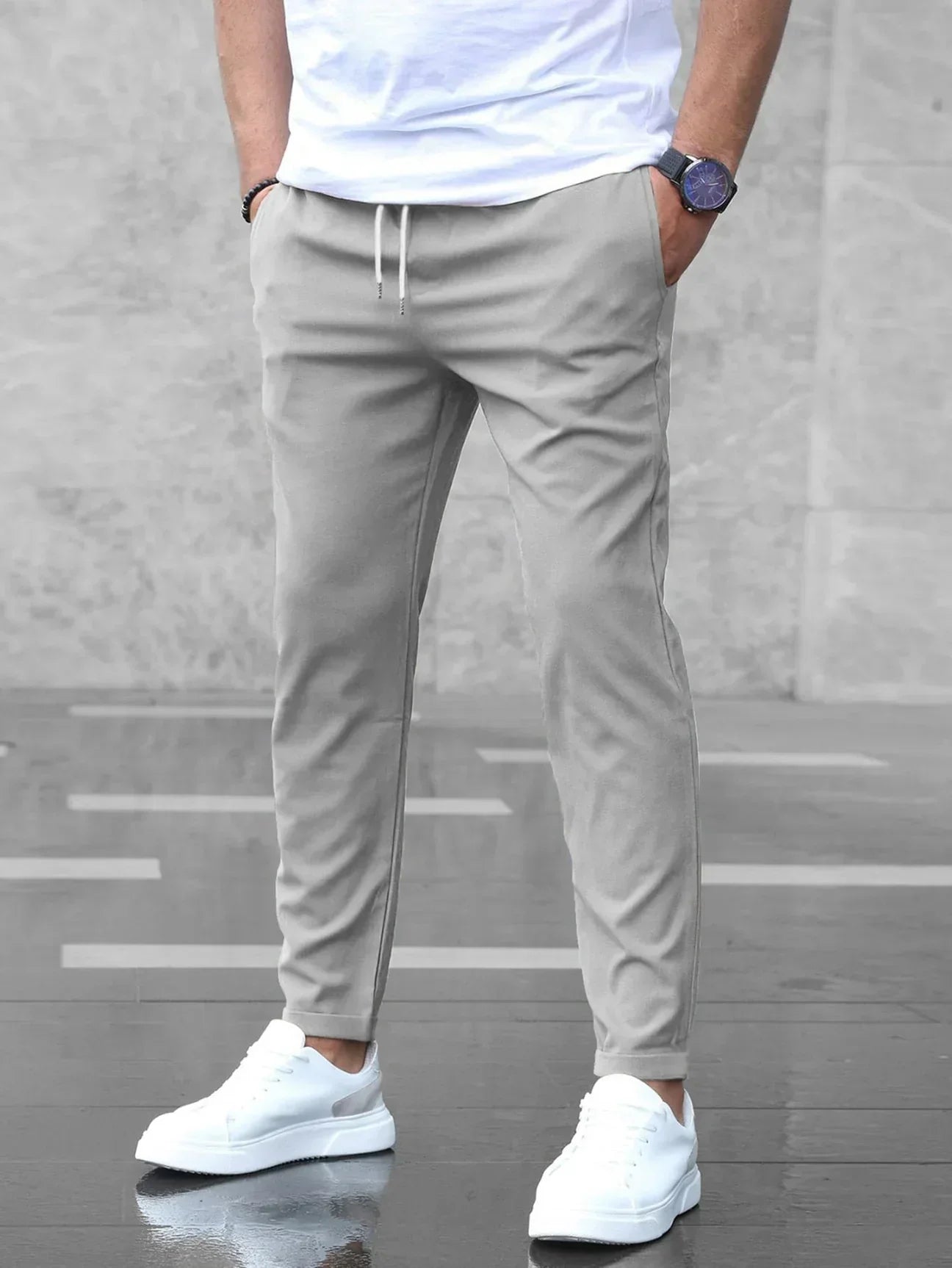 Relaxed Fitted Trousers for Men