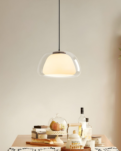 Translucent Encapsulated Dome Pendant Lamp