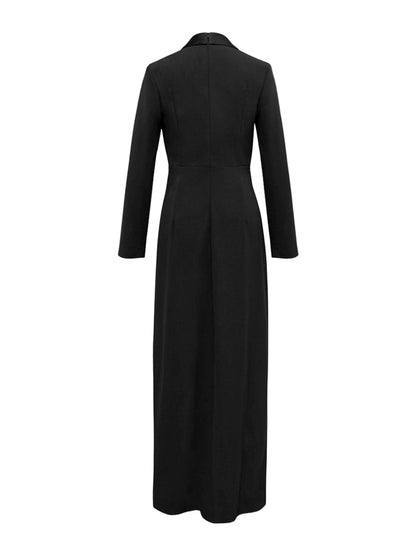 Shawl Knot Front Maxi Dress