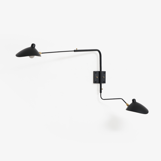 Adjustable Swing-Arm Wall Lamp