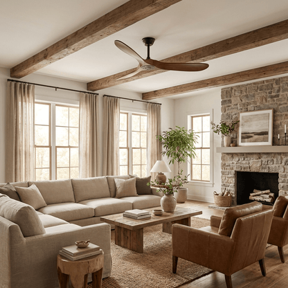 Aerodynamic Indoor Ceiling Fan