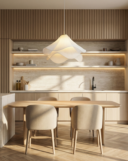 Layered Petal Pendant Lamp