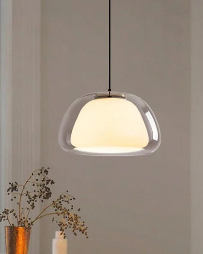 Translucent Encapsulated Dome Pendant Lamp