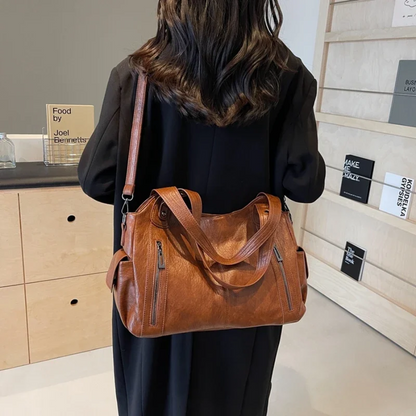 Slouchy Multi Pocket Shoulder Bag