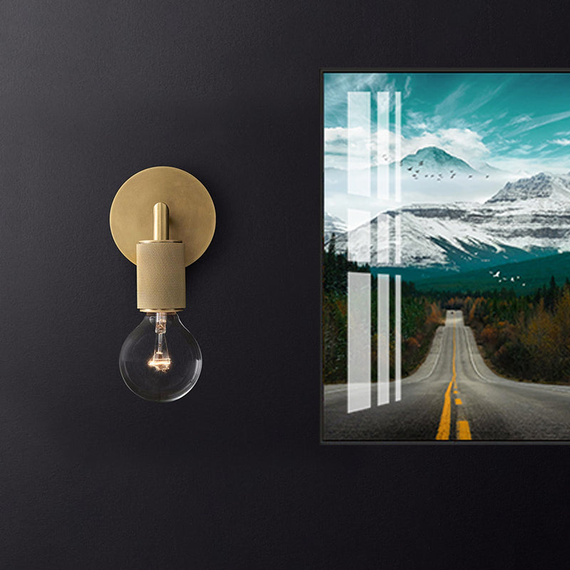 Cylindrical Socket Wall Mounted Light