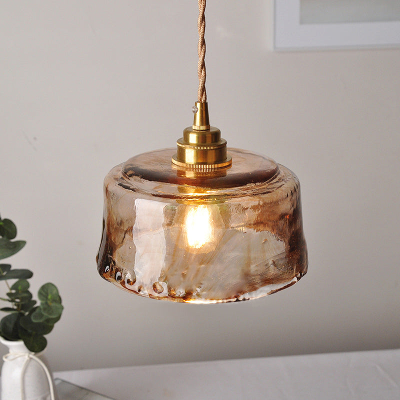 Hammered Drum Pendant Light