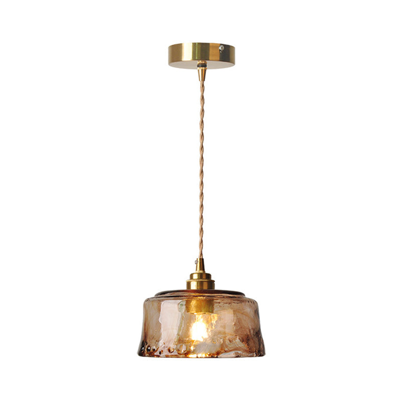 Hammered Drum Pendant Light