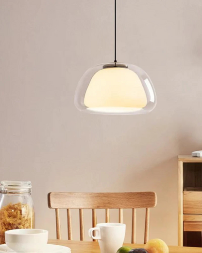 Translucent Encapsulated Dome Pendant Lamp