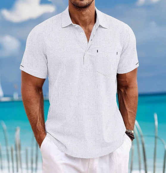 Collared Short Sleeve Shirt
