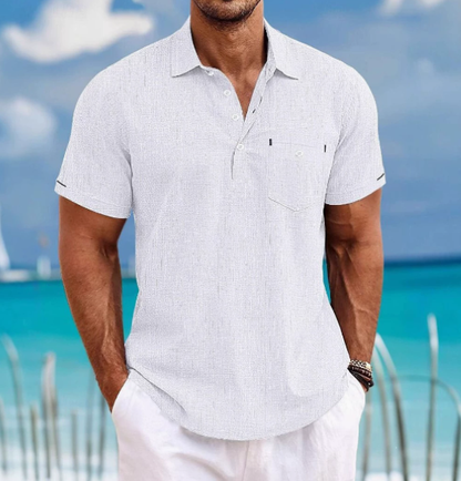 Collared Short Sleeve Shirt