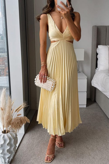 Backless A-Line Dress