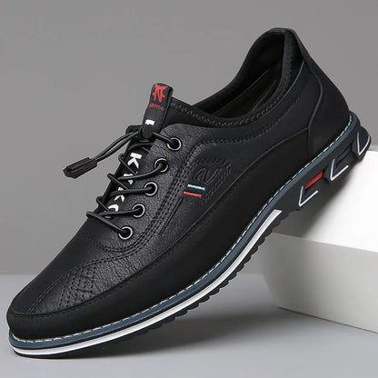 Low Top Paneled Men's Shoes