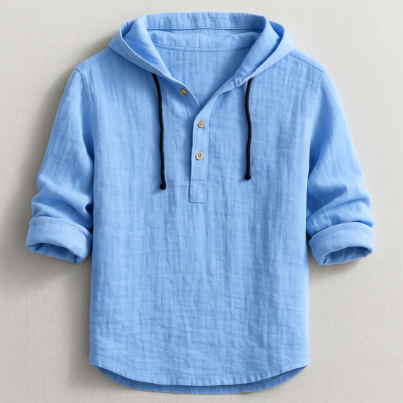 Hooded Drawstring Shirt