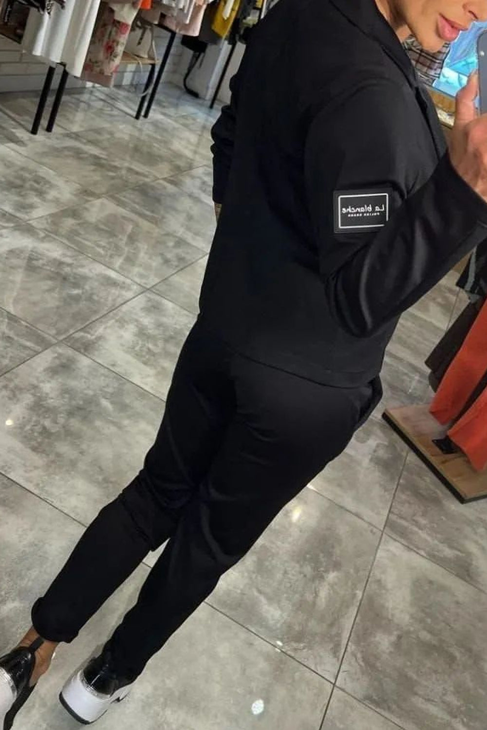 Single Button Long Sleeve Set