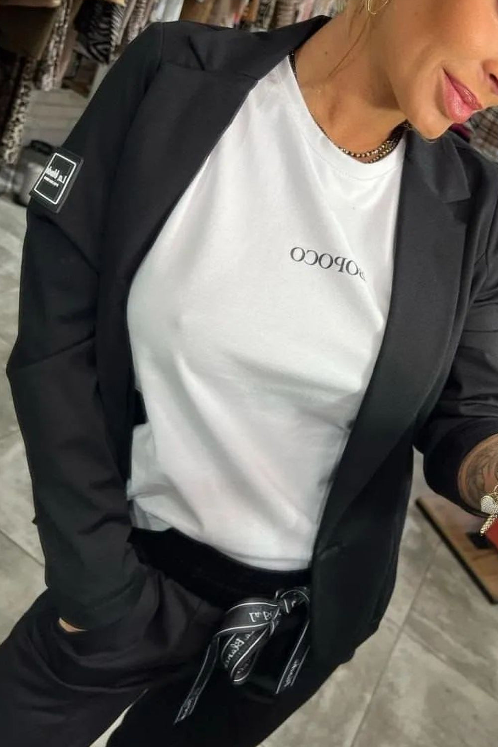 Single Button Long Sleeve Set