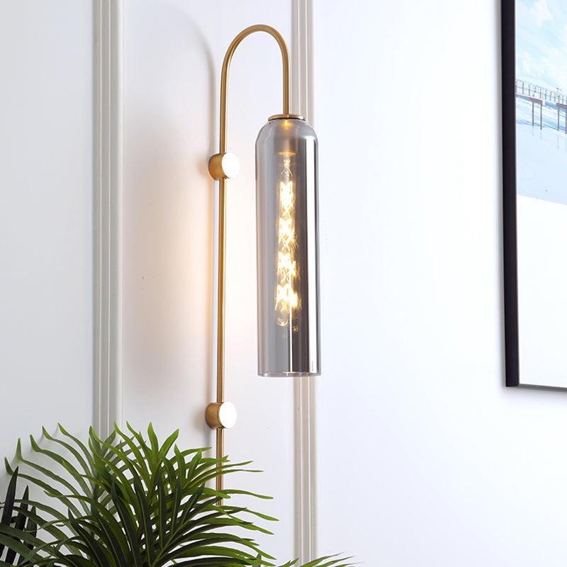 Vertical Gooseneck Wall Light