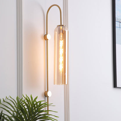 Vertical Gooseneck Wall Light