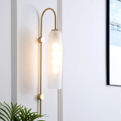 Vertical Gooseneck Wall Light