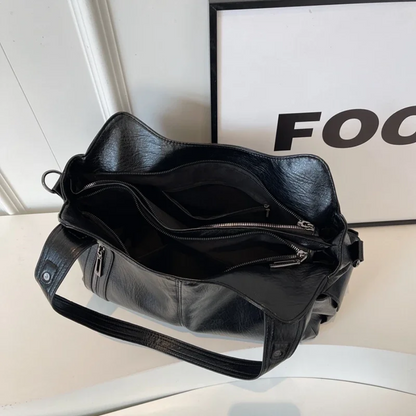 Slouchy Multi Pocket Shoulder Bag