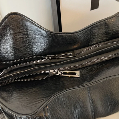 Slouchy Multi Pocket Shoulder Bag