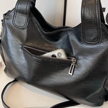 Slouchy Multi Pocket Shoulder Bag